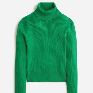 J. Crew TENCEL™ lyocell-blend ribbed turtleneck sweater